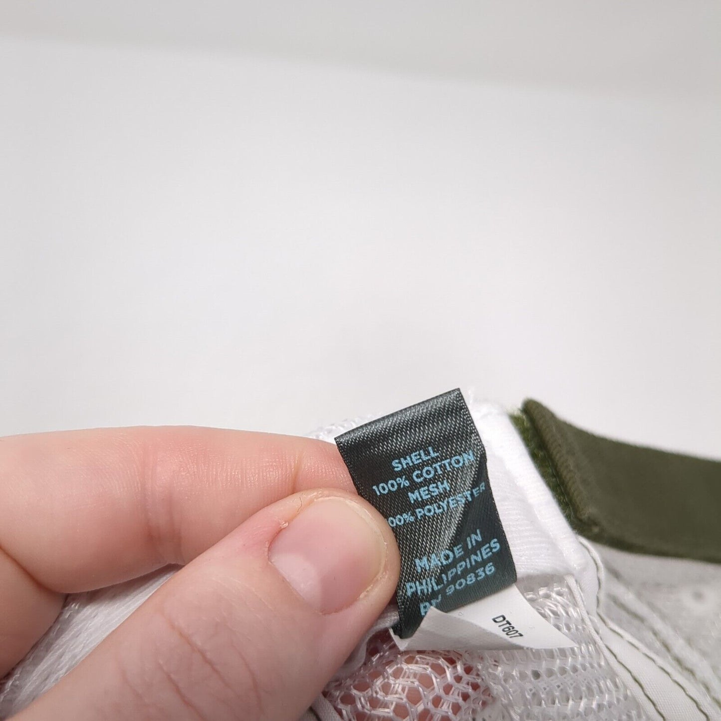 Mega Blast Strapback Trucker Hat Green One Size Adjustable Mesh Back District