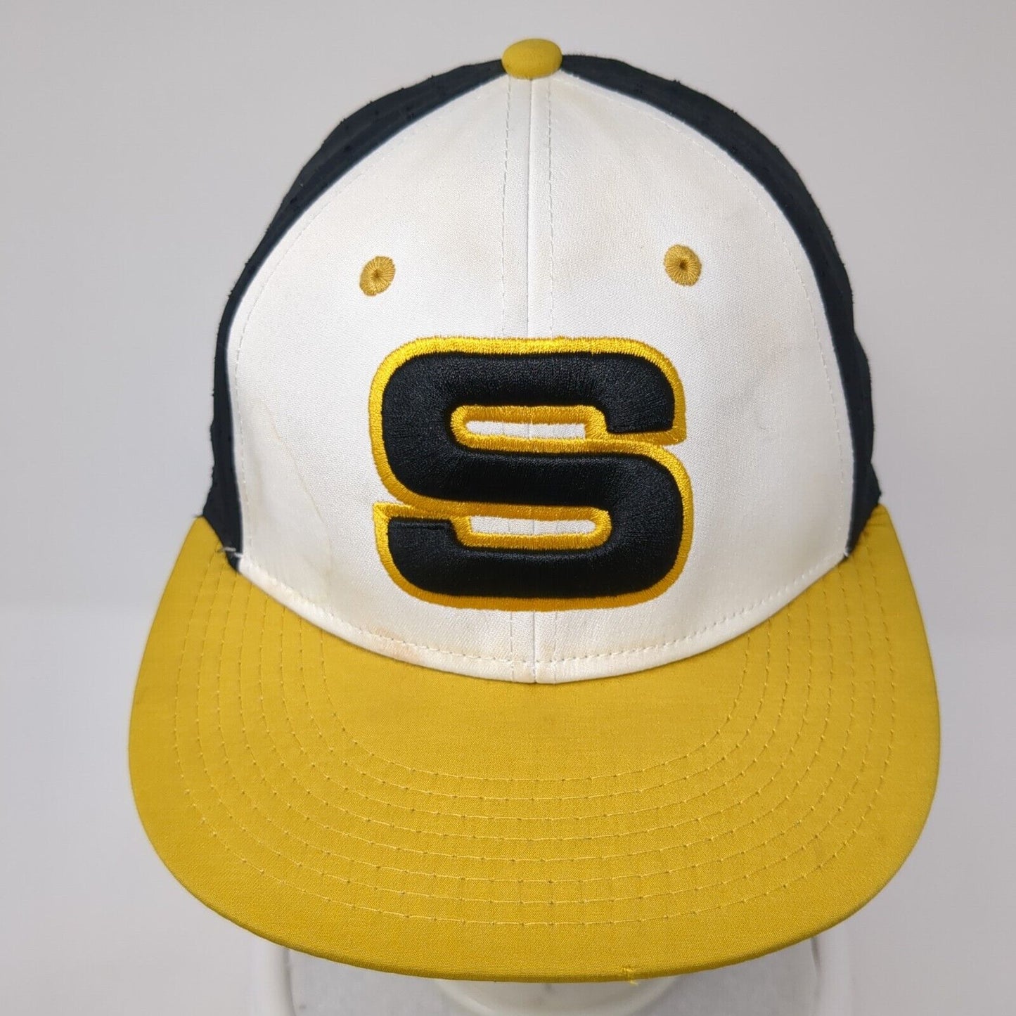 Soar Fitted Hat Multi Small Embroidered Colorblock The Game 6 Panel