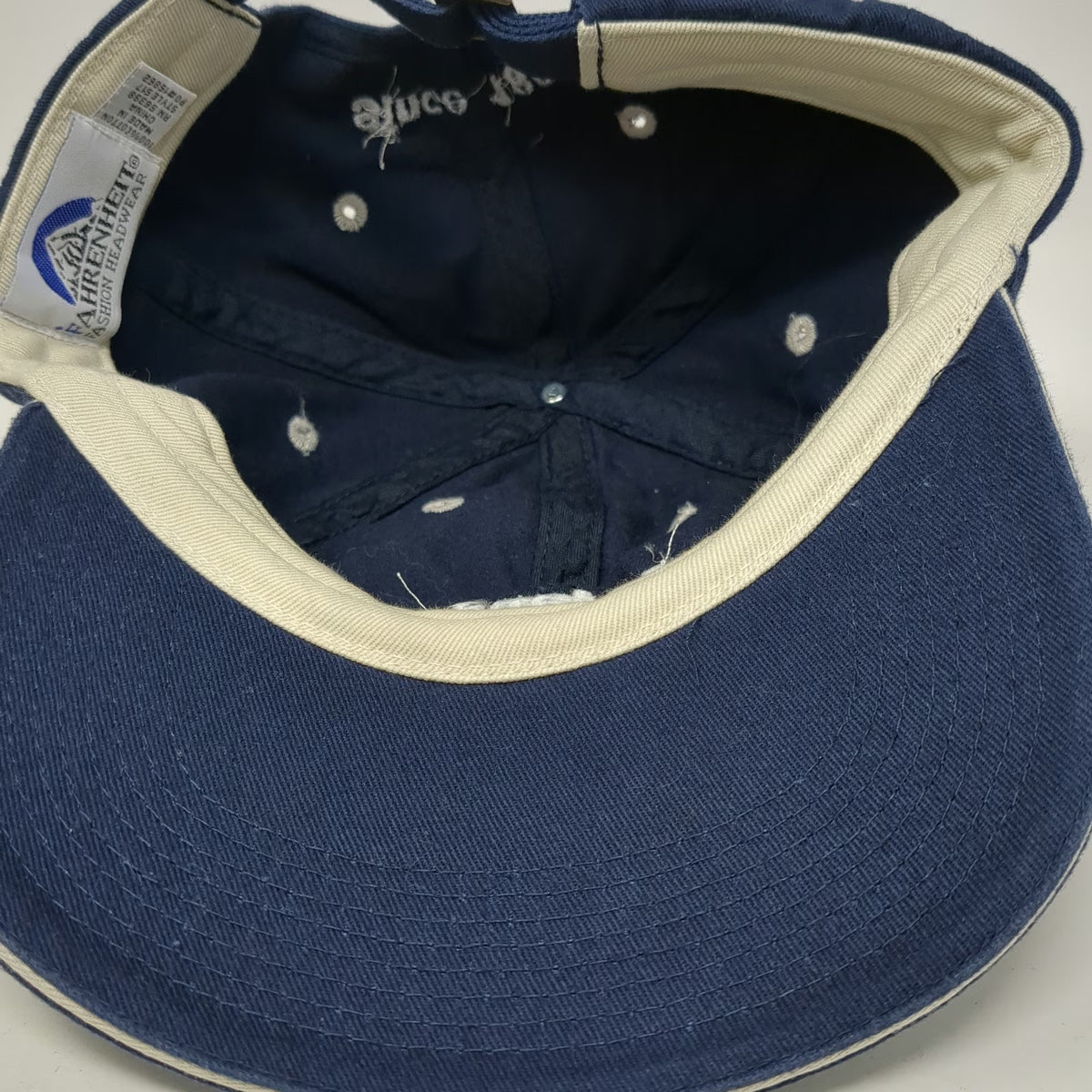 Fahrenheit Baseball Cap Blue One Size Ireland Bank Since 1892 Strapback Hat