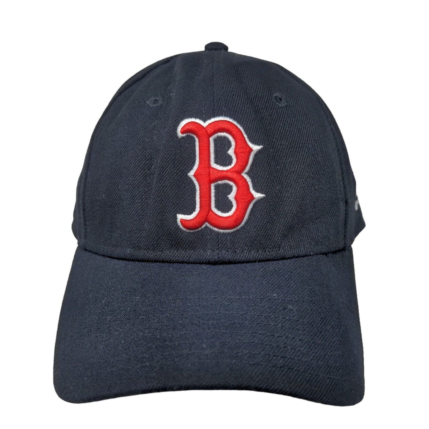 New Era Men's Strapback Hat Blue OSFM Embroidered Boston Red Sox Logo 9Forty