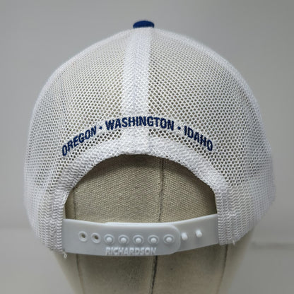 Richardson Trucker Hat Blue OSFM Consolidated Supply Co Oregon Idaho Mesh Hat