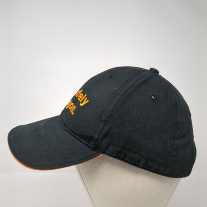 Dig Safely Oregon Strapback Hat Black One Size Adjustable Embroidered 6 Panel