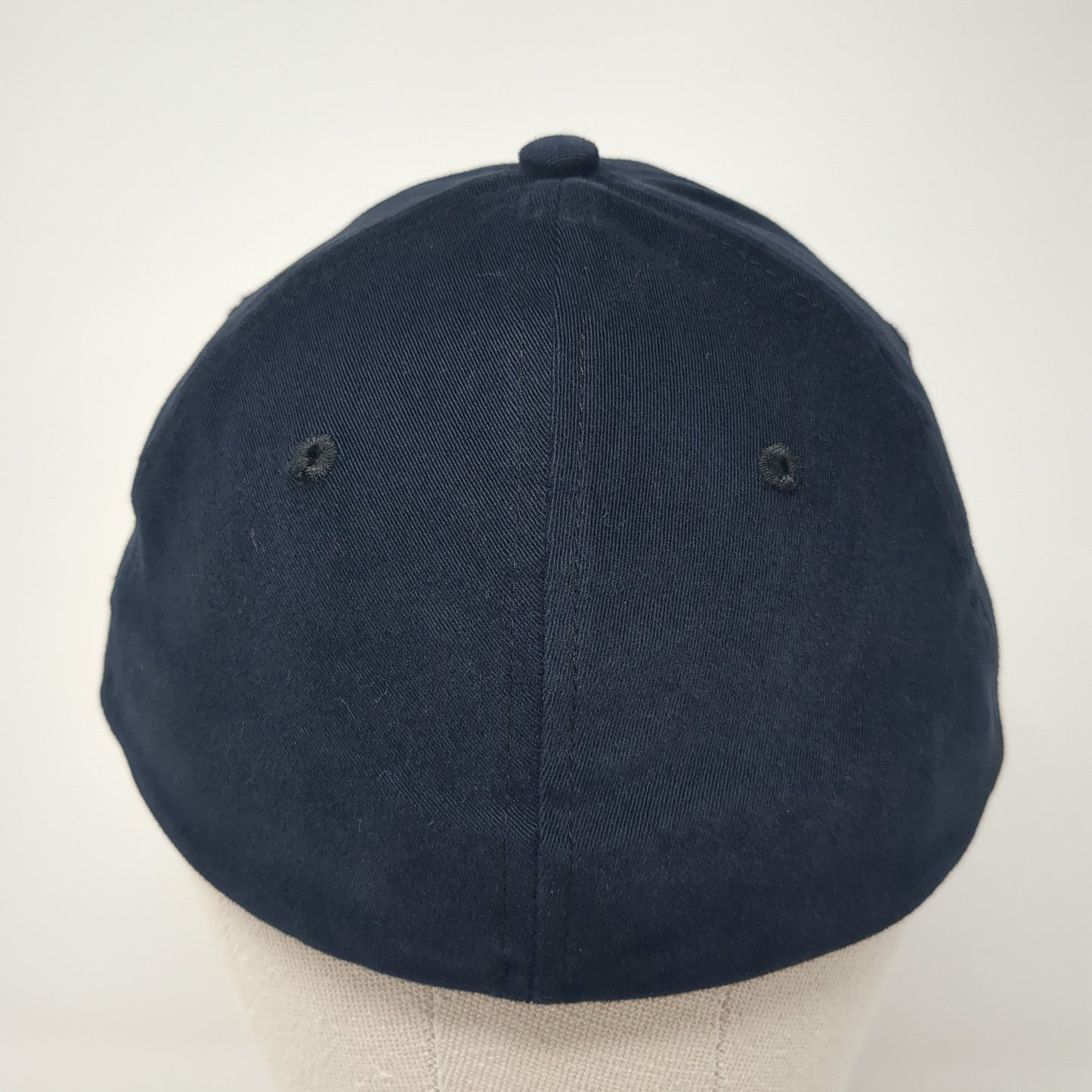 Samaritan Aviation Fitted Hat Blue Medium Embroidered Nu-Fit By KC Caps
