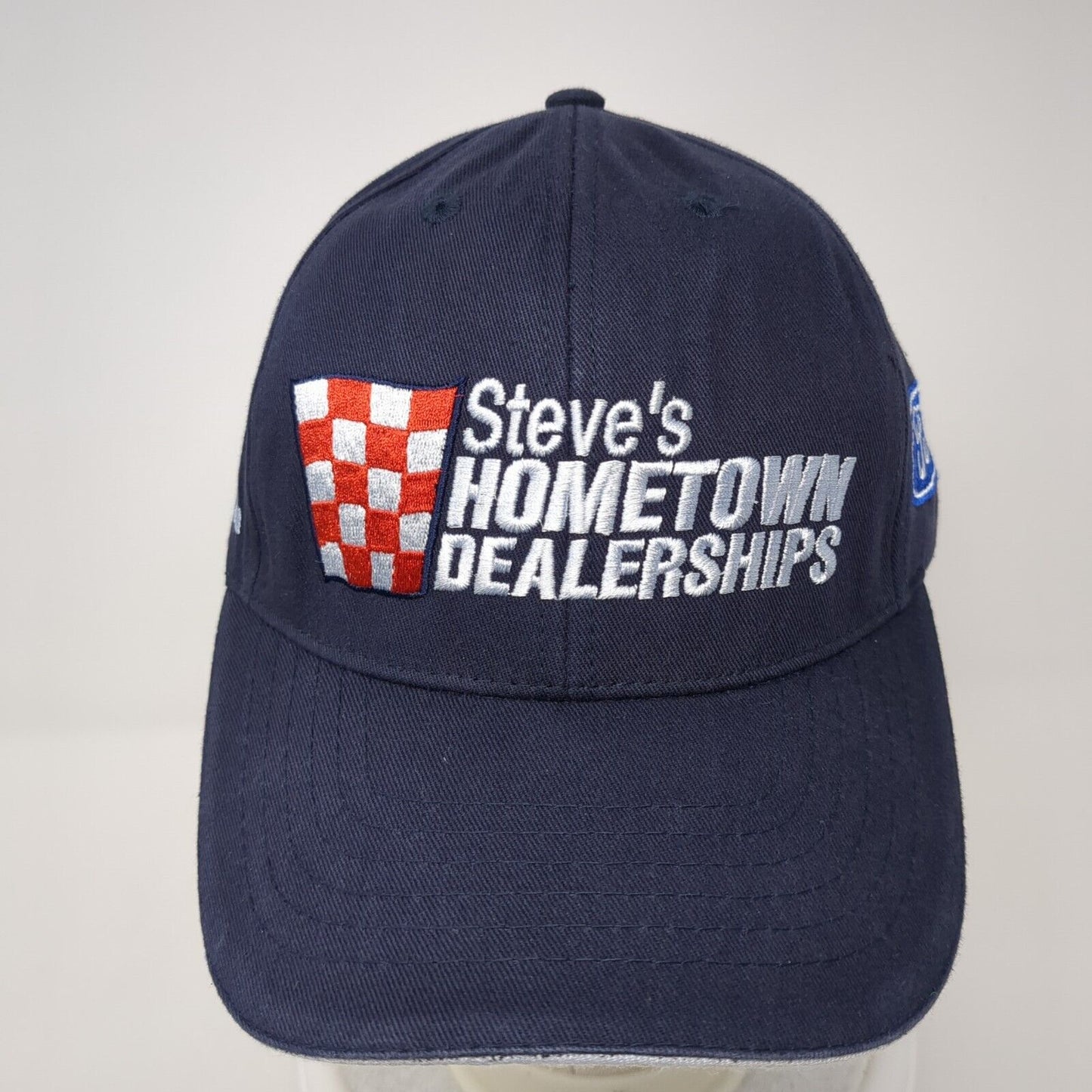 Steve's Hometown Dealerships Ford Ram Strapback Hat Blue OS Adjustable 6 Panel