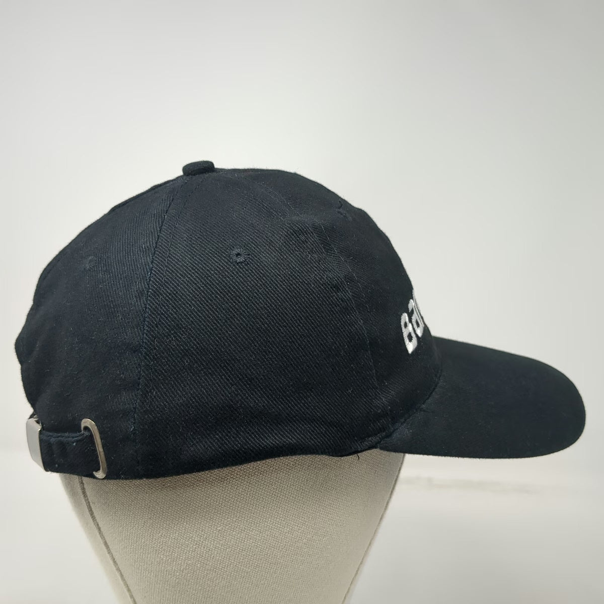 Buffalo Baseball Cap Black One Size Barcelona Embroidered Adjustable Strap Hat