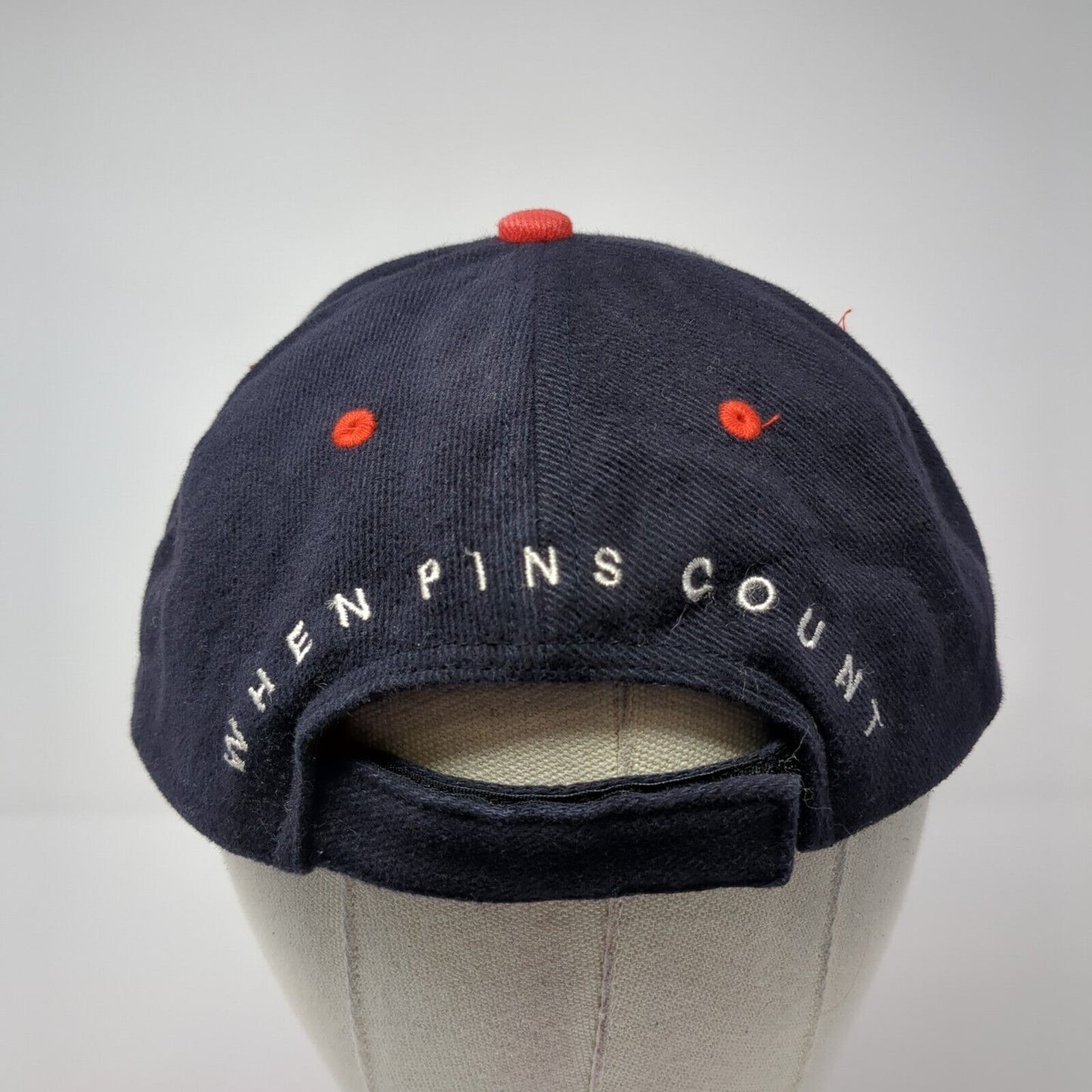 Linds When Pins Count Strapback Hat Multicolor One Size Adjustable Embroidered