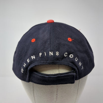 Linds When Pins Count Strapback Hat Multicolor One Size Adjustable Embroidered