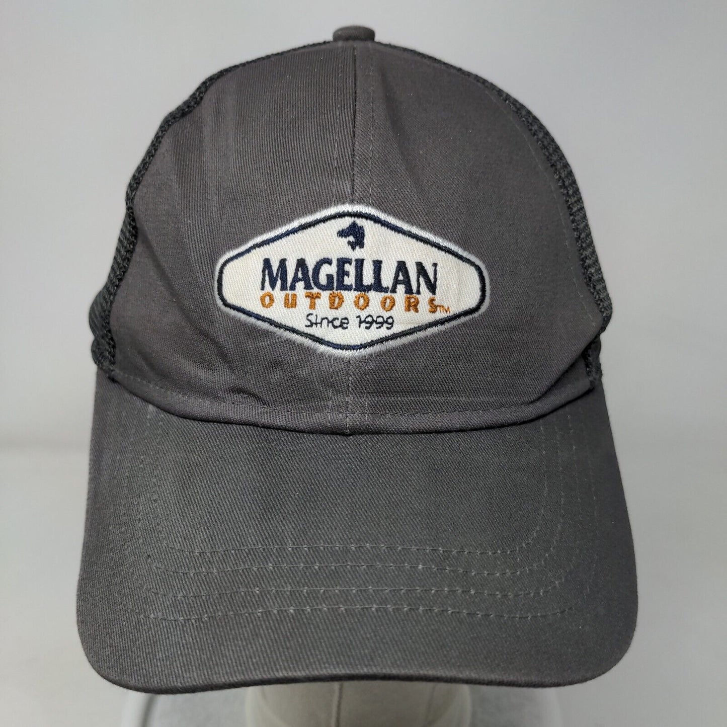 Magellan Outdoors Since 1999 Snapback Mesh Back Trucker Hat Gray One Size