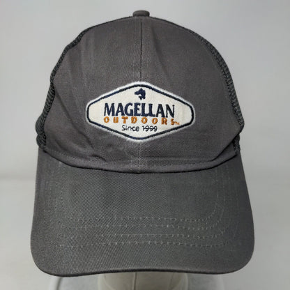 Magellan Outdoors Since 1999 Snapback Mesh Back Trucker Hat Gray One Size