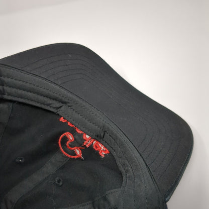 Noodles & Company Strapback Hat Black One Size Embroidered 6 Panel