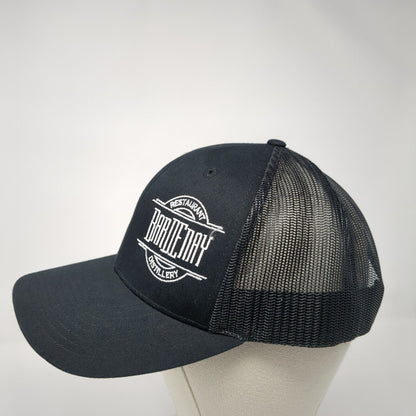 Bardenay Restaurant Distillery Trucker Hat Black One Size Mesh Back