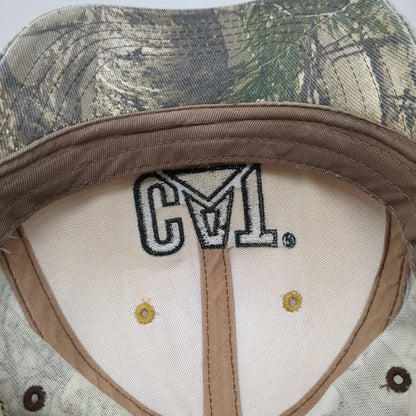 Dri-Duck Caterpillar CAT Baseball Cap Beige Camo One Size Strapback Work Hat