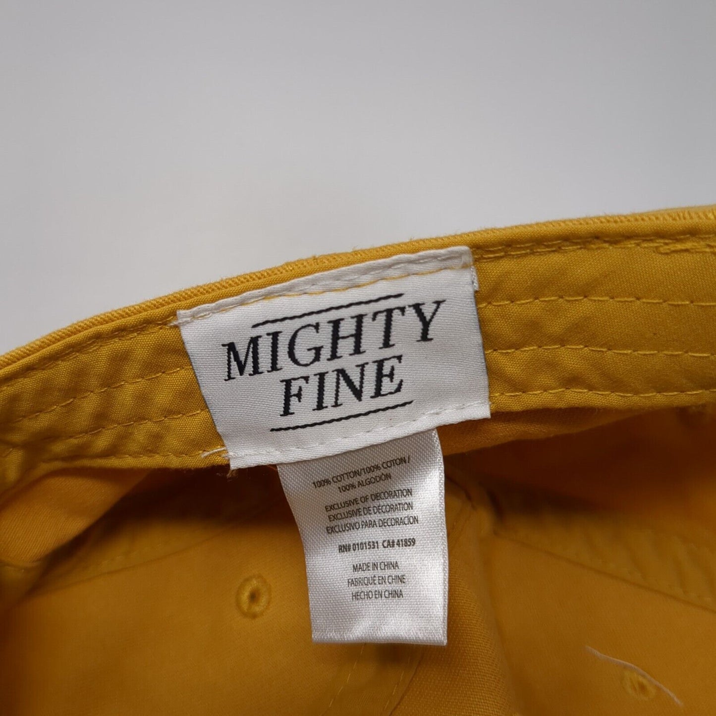 Cactus Moon Desert Slideback Hat Yellow One Size Mighty Fine 6 Panel