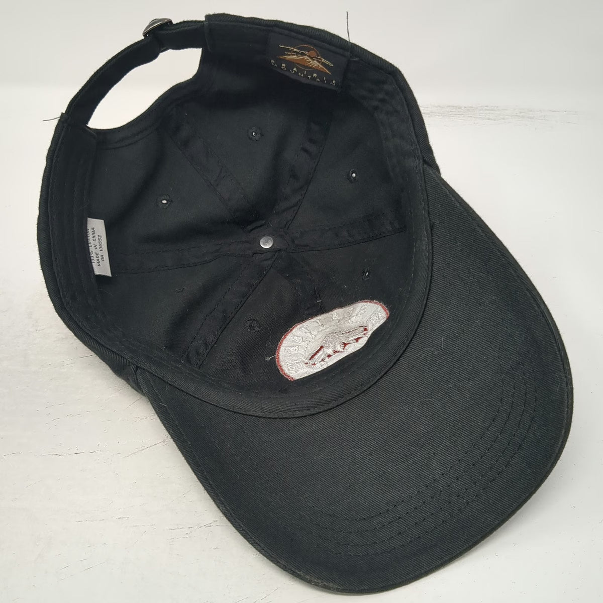Prairie Mountain Seattle Washington Rainier Patch Baseball Cap Black OSFM Hat