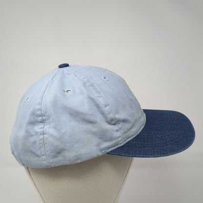 Otto Snapback Hat Blue One Size Adjustable Colorblock Vented Holes 6 Panel Blank
