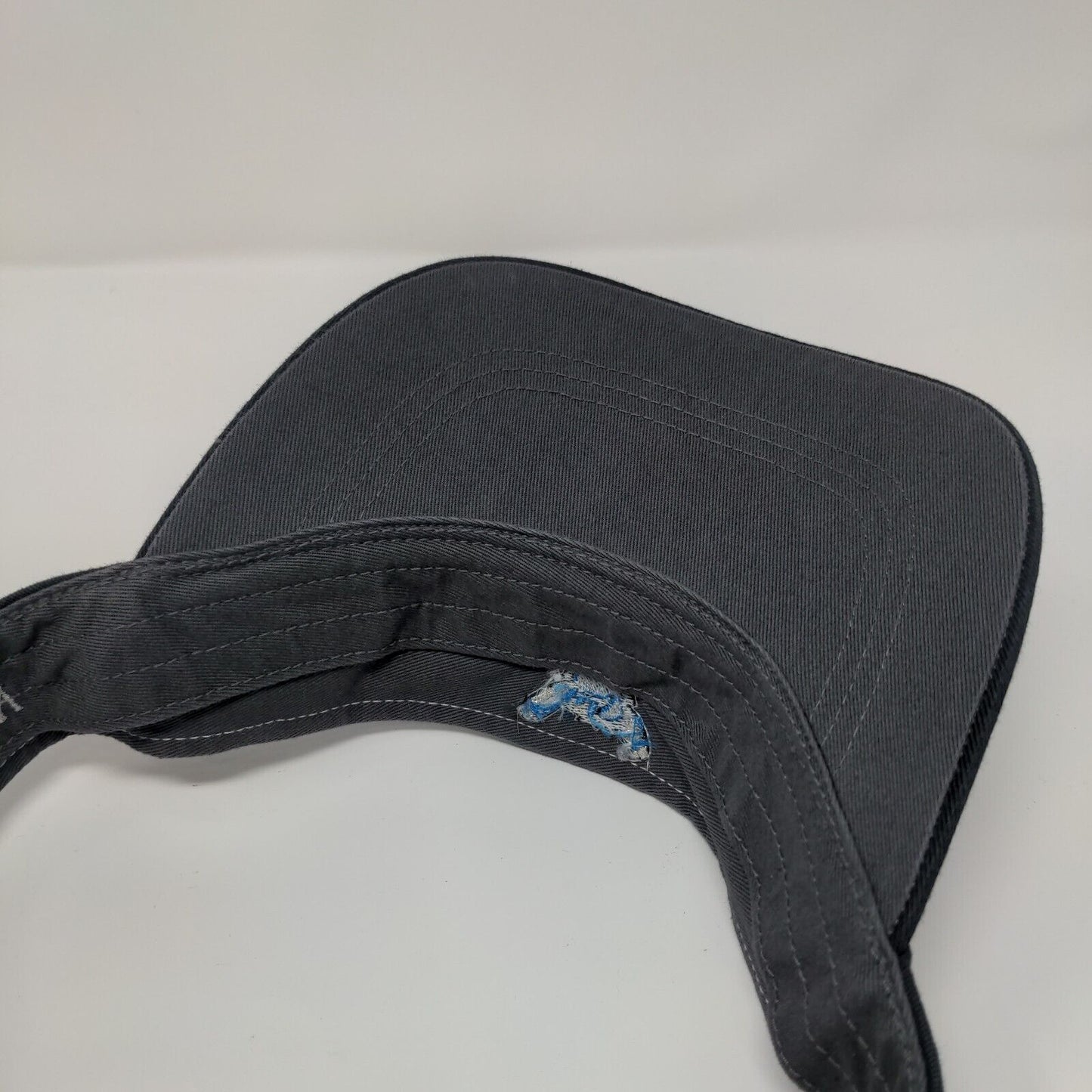 Spearfish Sasquatch Strapback Sun Visor Cap Gray One Size Adjustable Richardson