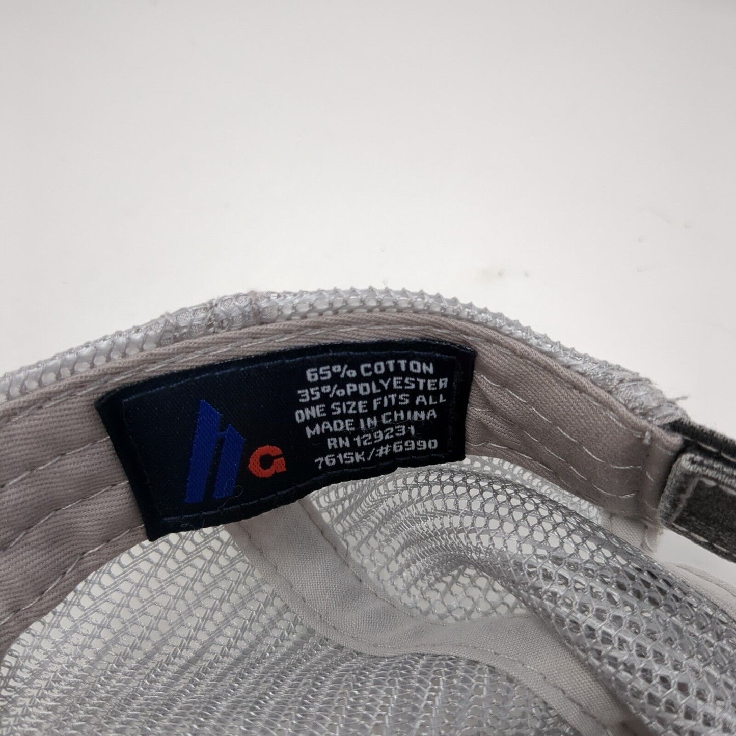 Idaho State Map Strapback Mesh Back Trucker Hat Gray One Size 6 Panel HG