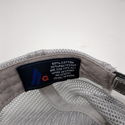 Idaho State Map Strapback Mesh Back Trucker Hat Gray One Size 6 Panel HG