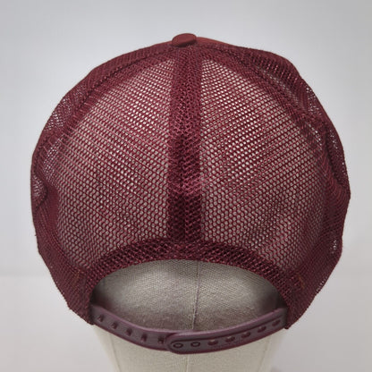 Gott's To Go Snapback Mesh Back Rope Trucker Hat Red One Size Nissin