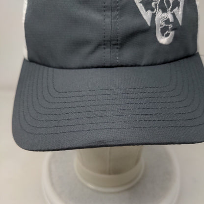 Richardson Strapback Hat Gray One Size Adjustable Embroidered Colorblock