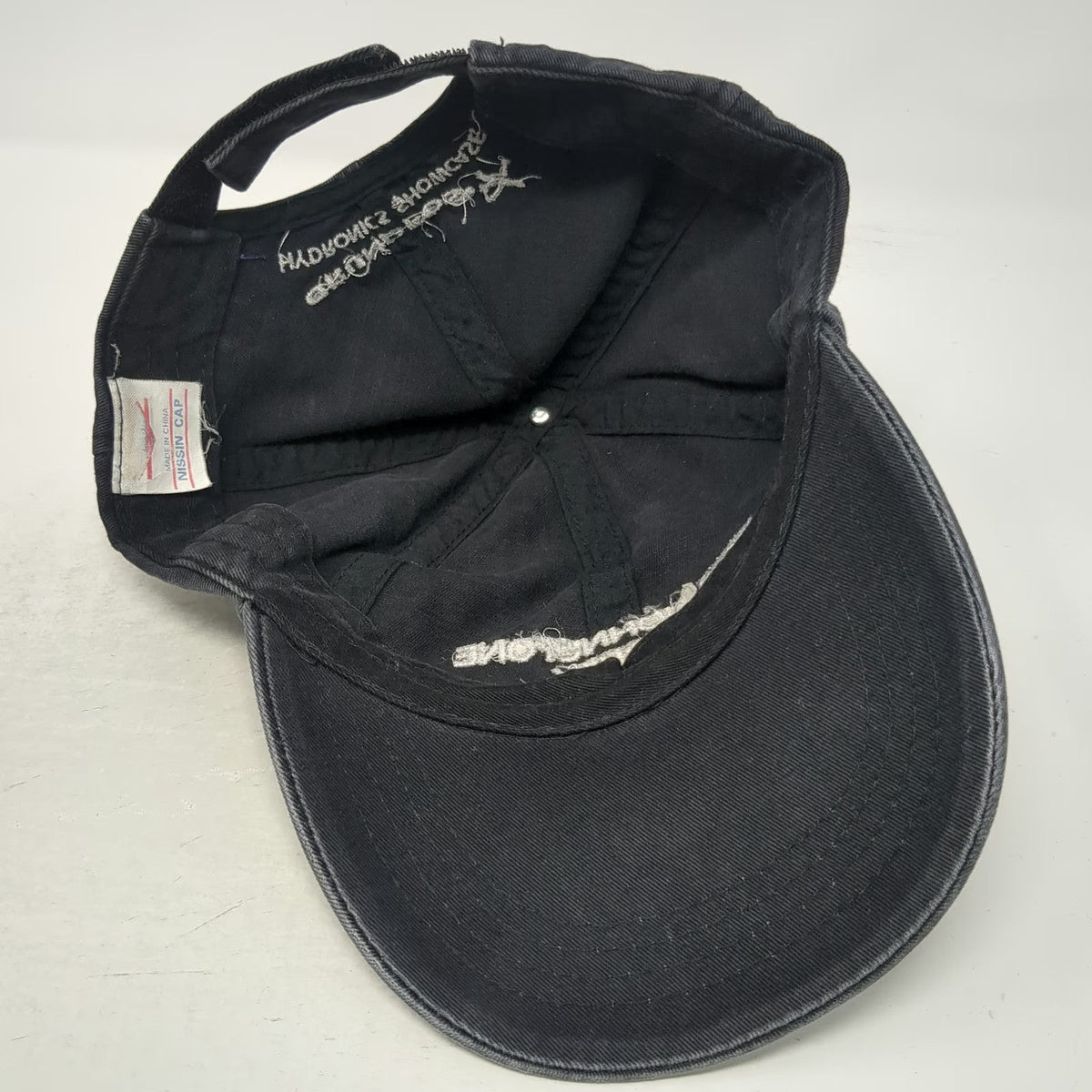 Nissin Cap Johnstone Supply Grundfos Black One Size Baseball Cap Hat Strapback
