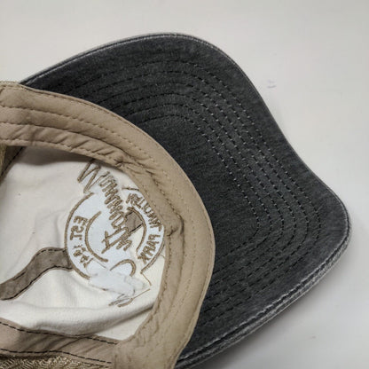 Royal Resortwear Men's Strapback Mesh Back Hat Gray Mammoth Cave National Park