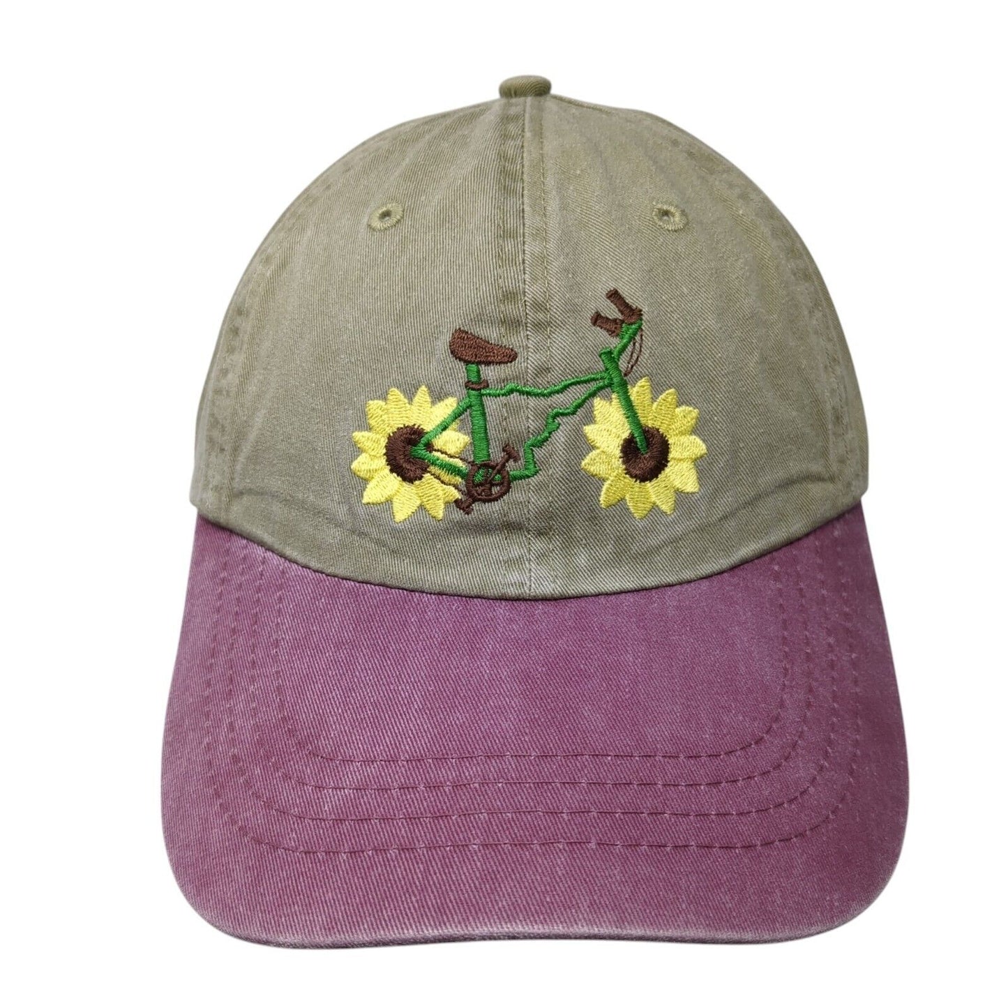 Sunflower Bicycle Slideback Hat Multi One Size Adjustable Port & Company