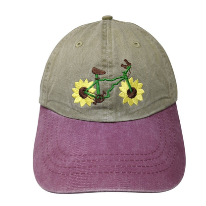 Sunflower Bicycle Slideback Hat Multi One Size Adjustable Port & Company