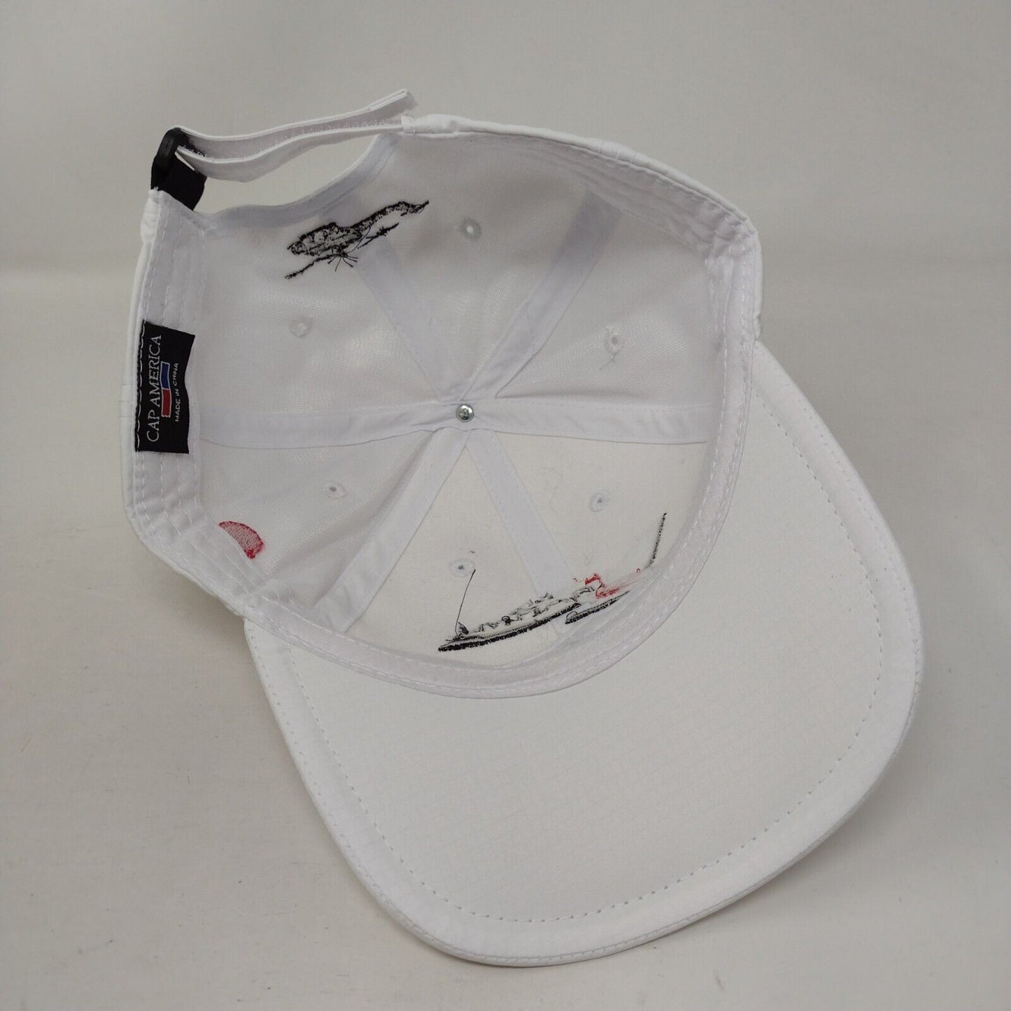 The Rahm Strapback Hat One Size Adjustable Embroidered 6 Panel Cap America