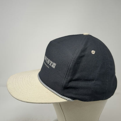 Mohr's 5 Panel Black One Size AG-WEST Distributing Company Rope Snapback Hat