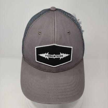 Foresters Snapback Trucker Hat Gray OSFA Adjustable Embroidered Mesh Back Pukka