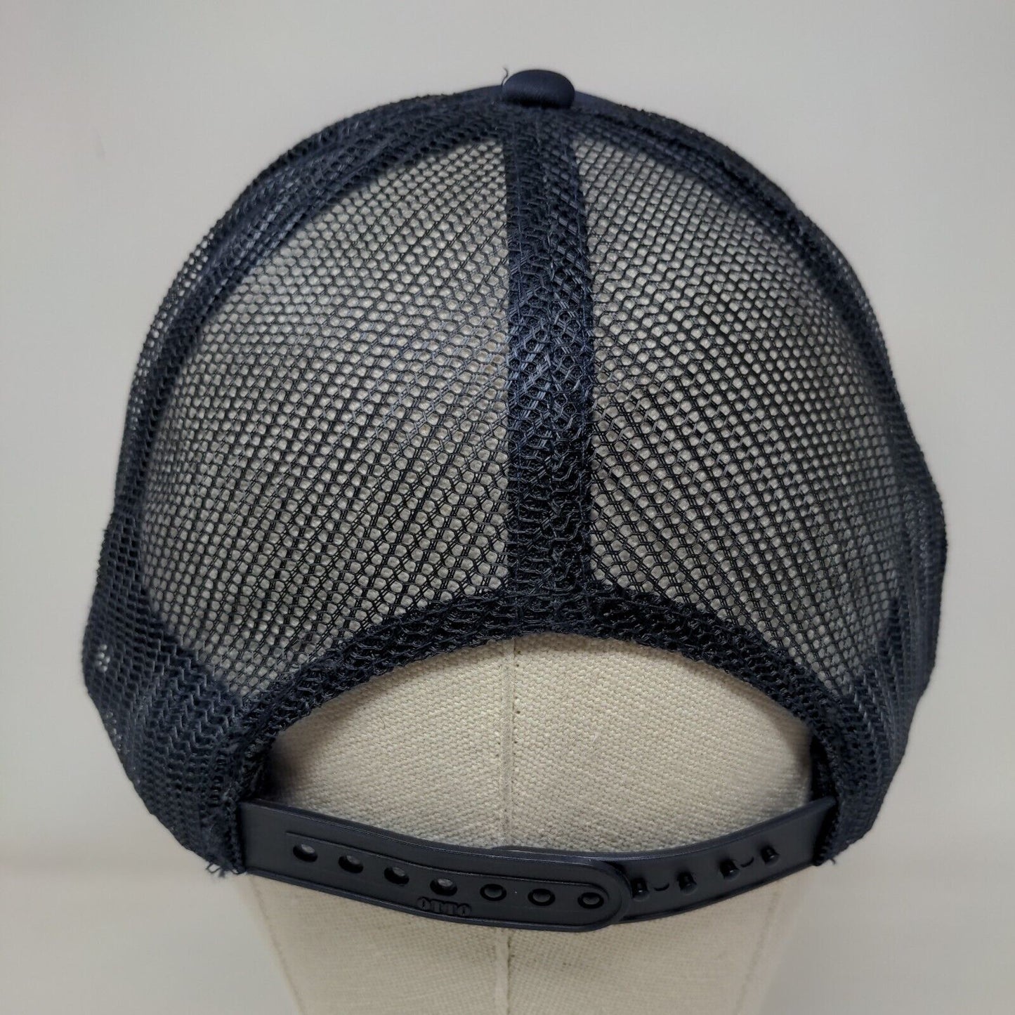 Oak Snapback Mesh Back Rope Trucker Hat Blue OSFM Adjustable Otto