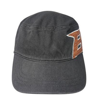Letter B Sequin Strapback Cadet Army Cap Hat Gray One Size Richardson