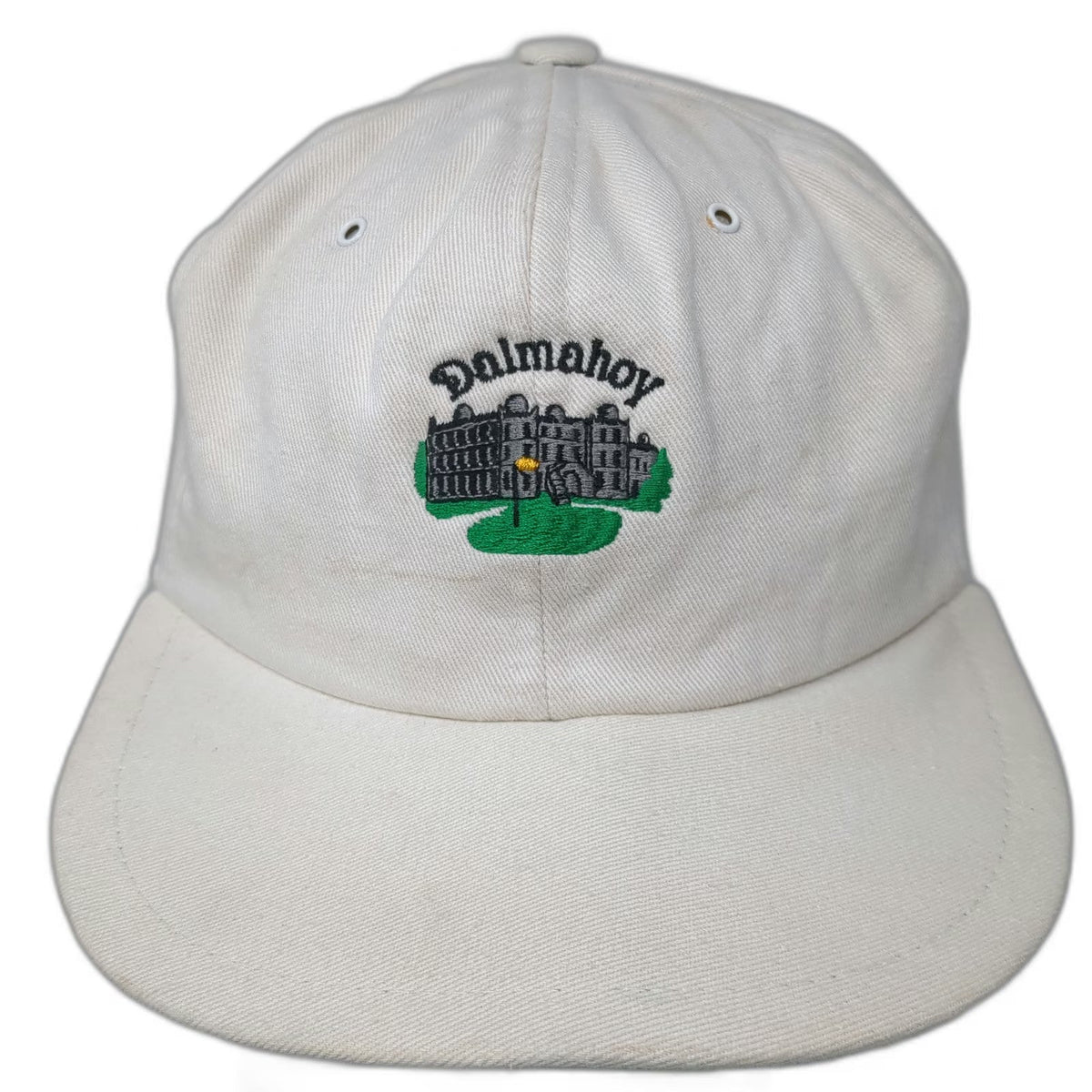 Richards & Thirkell Snapback Hat White One Size Made in England Dalmahoy Golf