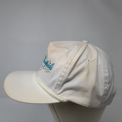 Grand Rapids Destination Slideback Rope Hat White One Size Adjustable