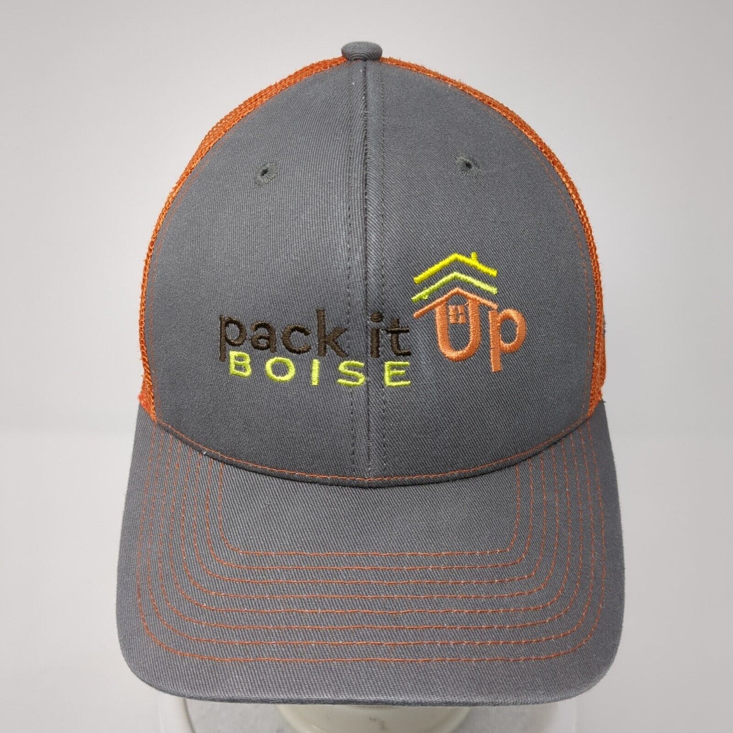 Pack It Up Boise Snapback Trucker Hat Multi One Size Mesh Back Fahrenheit