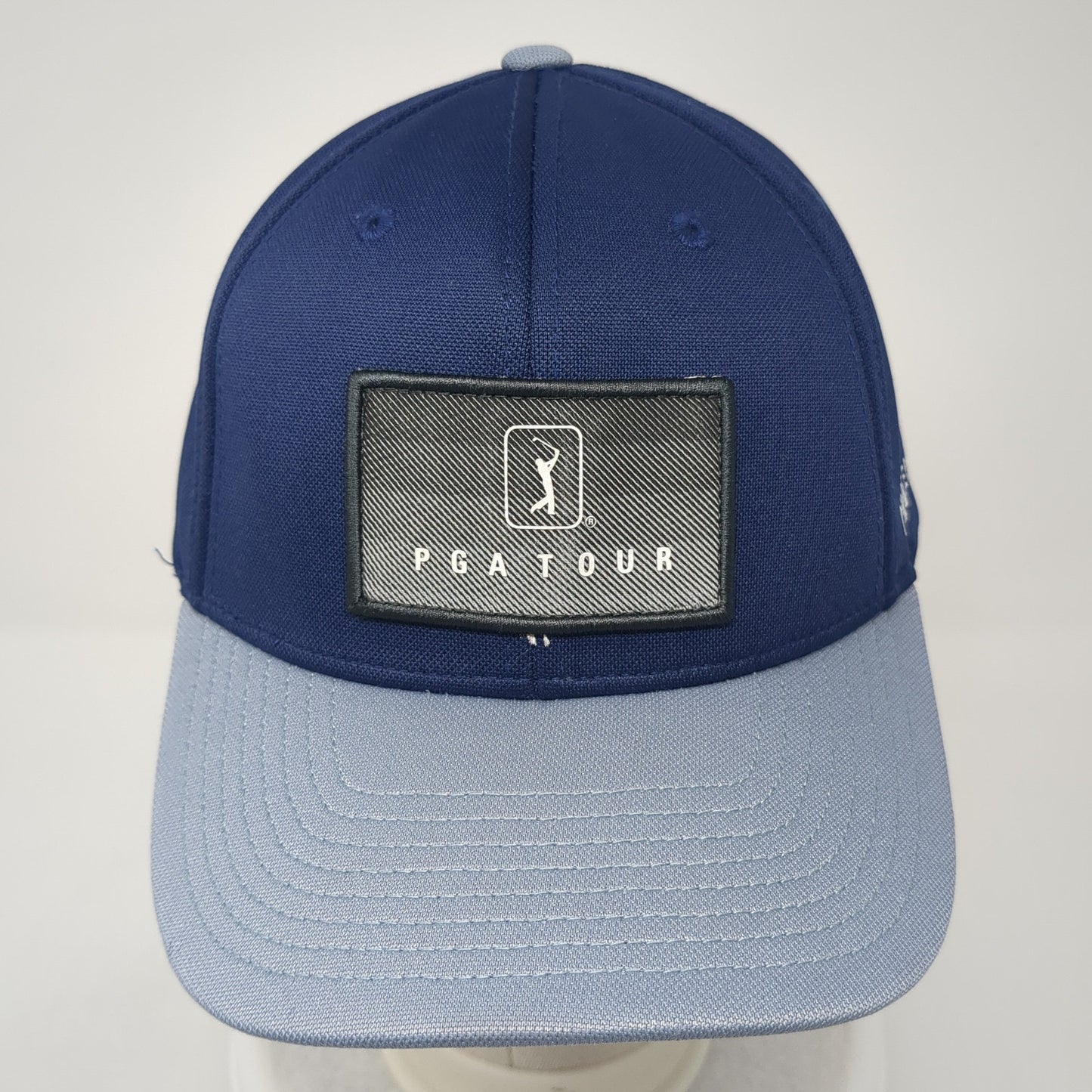 PGA Tour Slideback Baseball Cap Blue One Size Adjustable Embroidered 6 Panel