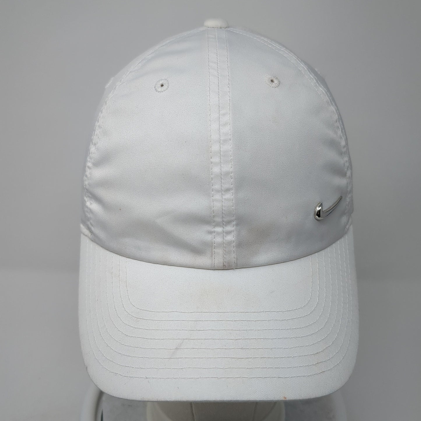 Nike Slideback Hat White One Size Adjustable Heritage86 Vented Holes Polyester