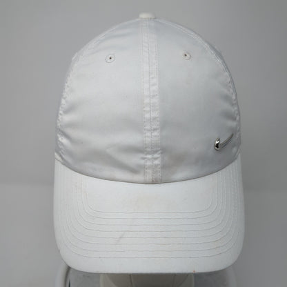 Nike Slideback Hat White One Size Adjustable Heritage86 Vented Holes Polyester