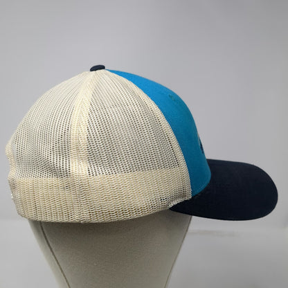 Richardson Trucker Hat Blue L Mesh Snapback The Switchback Mountain Sun Logo
