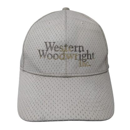 Western Woodwright Inc. Strapback Hat Gray One Size Adjustable Embroidered