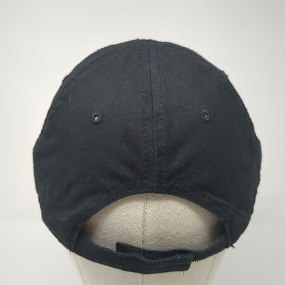 GLOCK Perfection Strapback Hat Black One Size Adjustable Solid 6 Panel