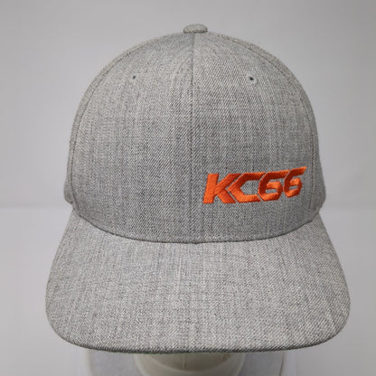 KC66 Snapback Hat Gray One Size Adjustable Embroidered The Classics Yupoong