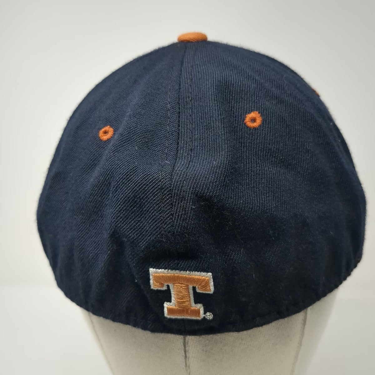 Texas Longhorns NCAA Zephyr Hat Black Orange White 7 5/8 Embroidered Logo Fitted