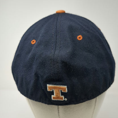 Texas Longhorns NCAA Zephyr Hat Black Orange White 7 5/8 Embroidered Logo Fitted