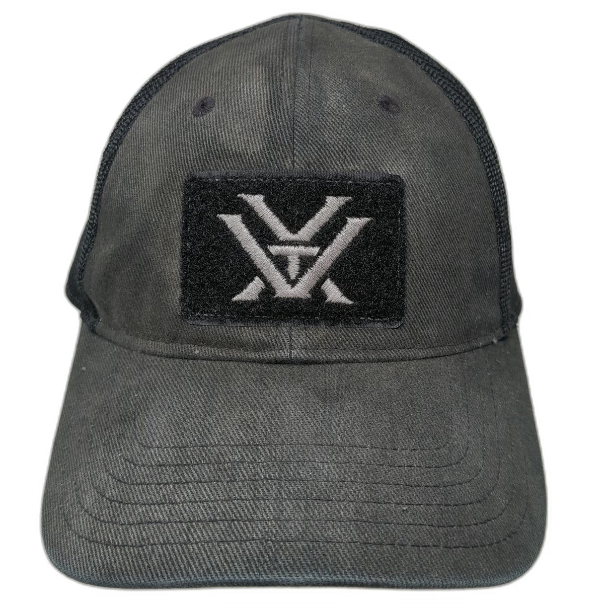 Vortex Optics Baseball Cap Black One Size Mesh Back Force of Optics Logo Patch