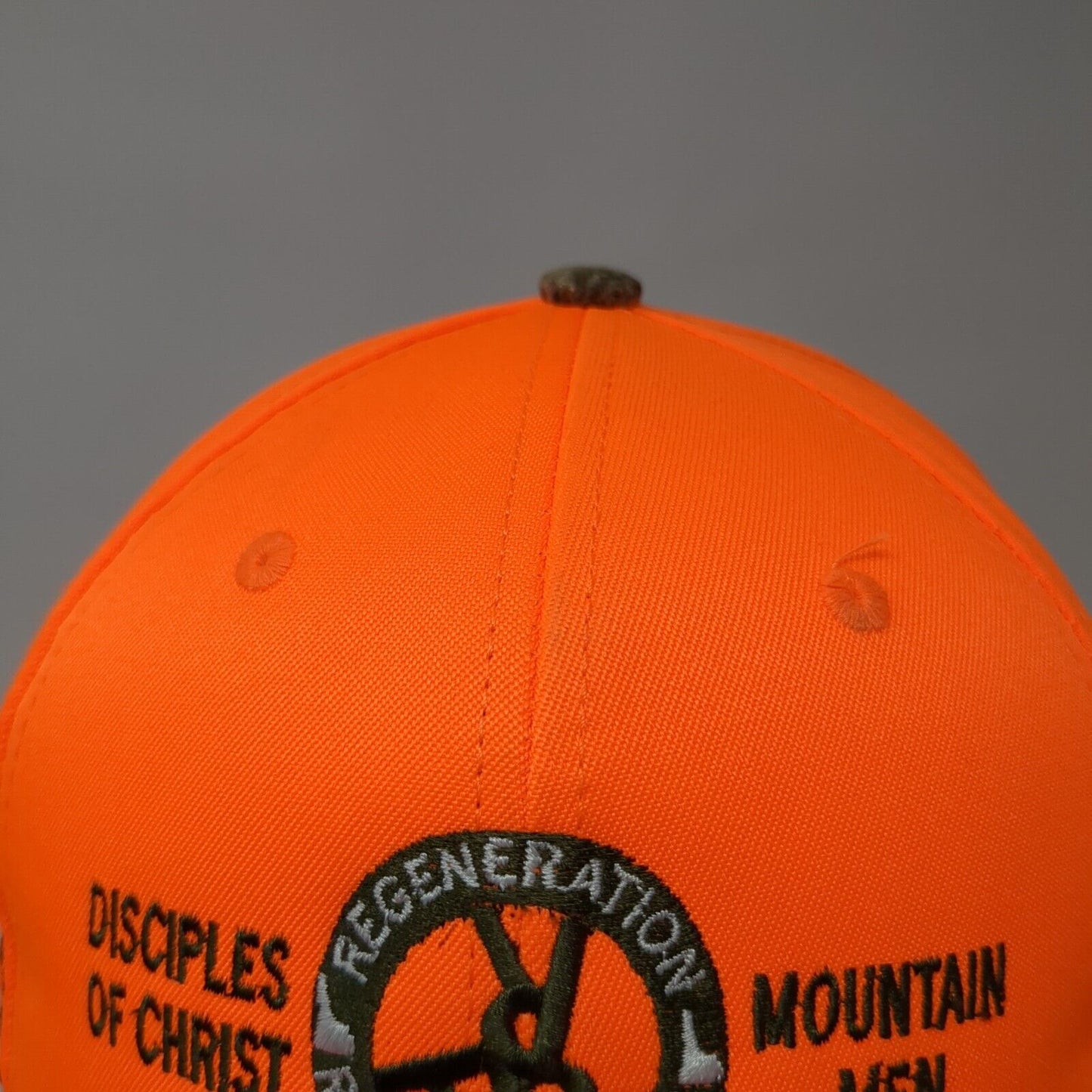 Regeneration Ranch Disciples of Christ Strapback Hat Orange One Size