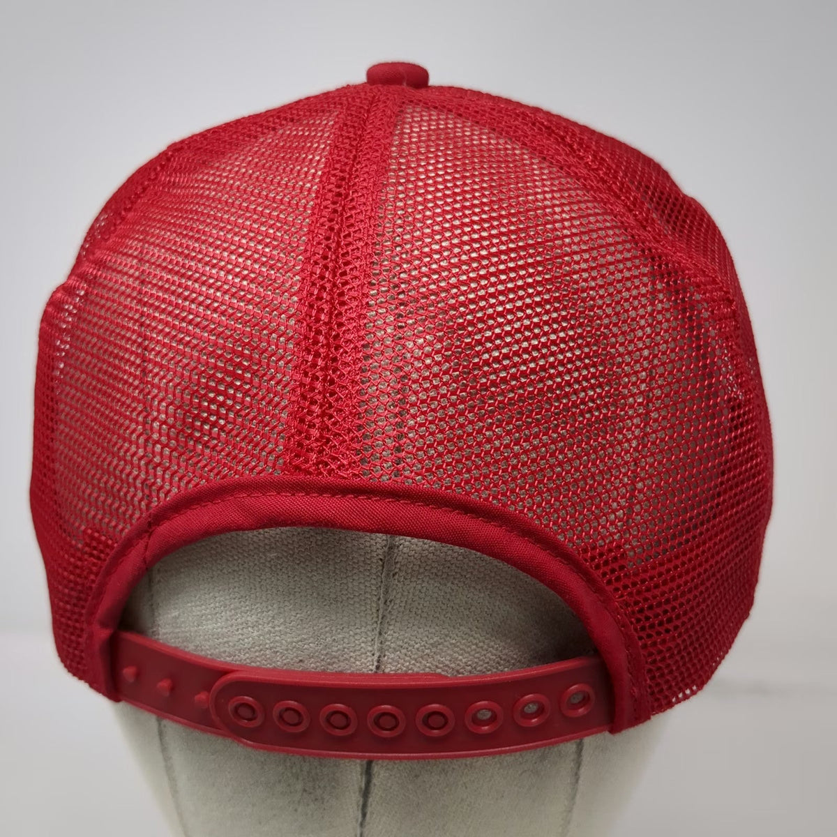 K-Products Trucker Hat Red OSFM Mesh Crysteel Triple Tipper Dump Body USA Hat