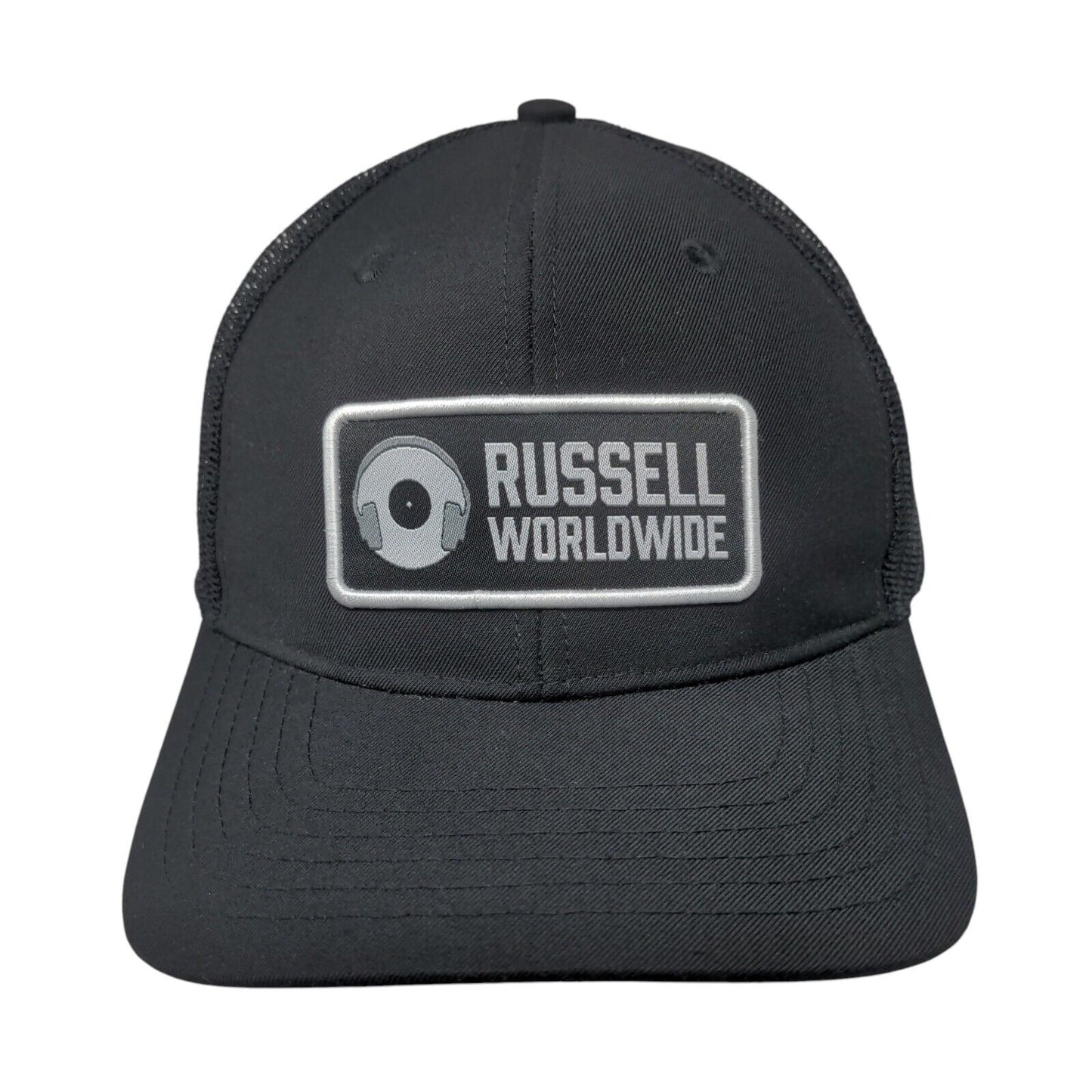 Russell Worldwide Snapback Trucker Hat Black One Size The Boat Monkey
