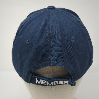 Missouri Botanical Garden Member Strapback Hat Blue One Size Adjustable
